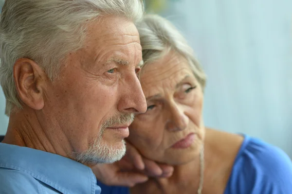 Sad Senior couple — Stock Photo, Image