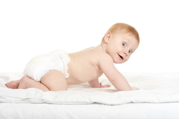 Adorable bébé garçon dans les câlins — Photo