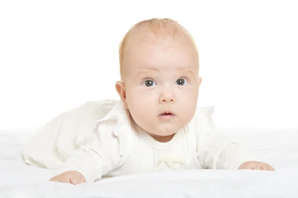 Battaniye bebek kız — Stok fotoğraf