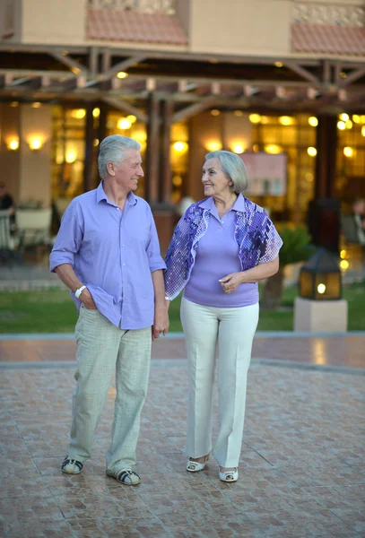 Feliz pareja de ancianos —  Fotos de Stock