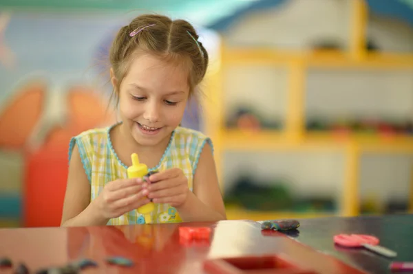 Little girl playing — Stock Photo, Image