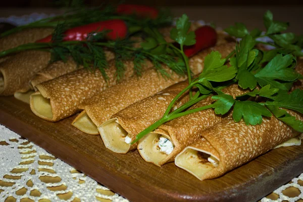 Rotolo di frittelle — Foto Stock