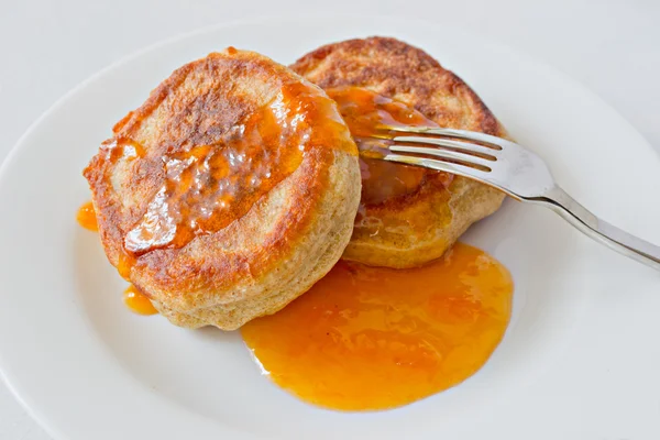 2 pancakes — Stock Photo, Image