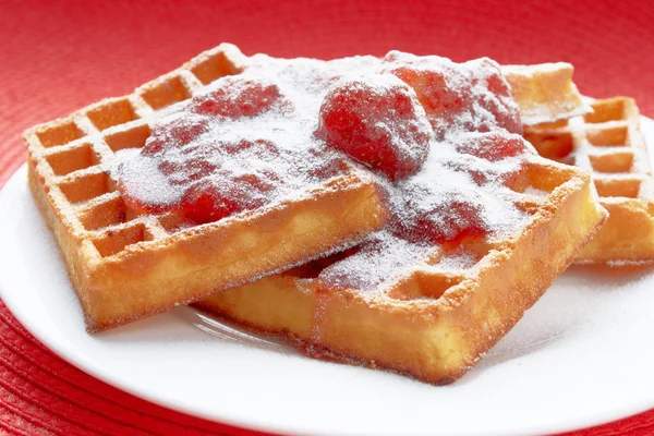 Belgische Waffeln — Stockfoto