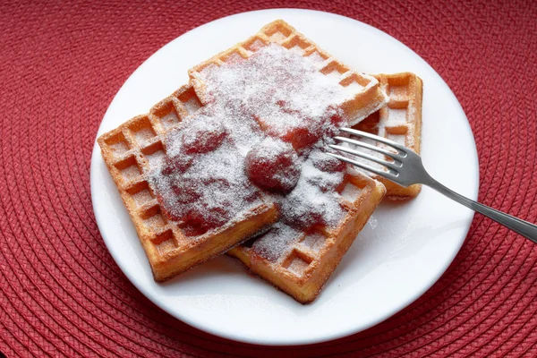 Belgische Waffeln — Stockfoto