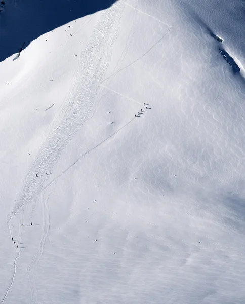 Αναρρίχηση στο Mont Blanc — Φωτογραφία Αρχείου