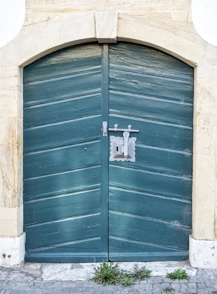 Afbeelding van de groene deur — Stockfoto