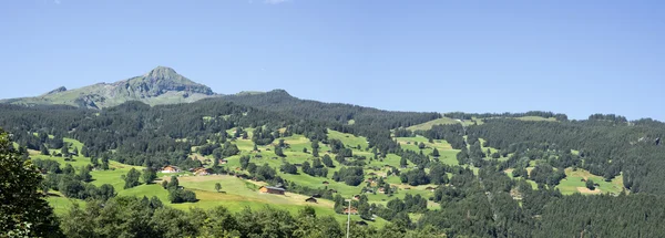 Schweiz bergen panoramautsikt — Stockfoto