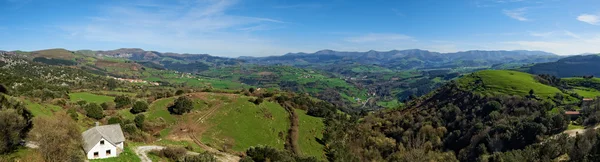 Panorama valle Karrantza — Foto Stock