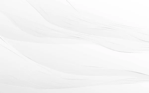 Abstrait Blanc Argent Ondulé Avec Des Lignes Courbes Fond Illustration — Image vectorielle