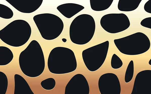 Абстрактный Золотой Геометрический Фон Кожа Леопарда Векторная Иллюстрация — стоковый вектор