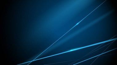 Soyut çizgiler ve noktalar fütüristik teknoloji bağlantısı dijital kavram arka planı. Vektör illüstrasyonu