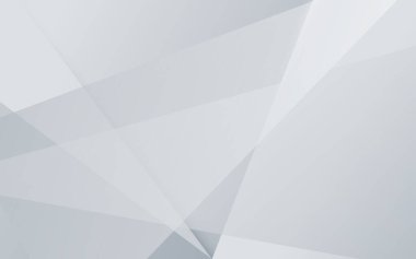 Soyut Beyaz, Gri ve Siyah renk kesişen geometrik arkaplan. Vektör illüstrasyonu