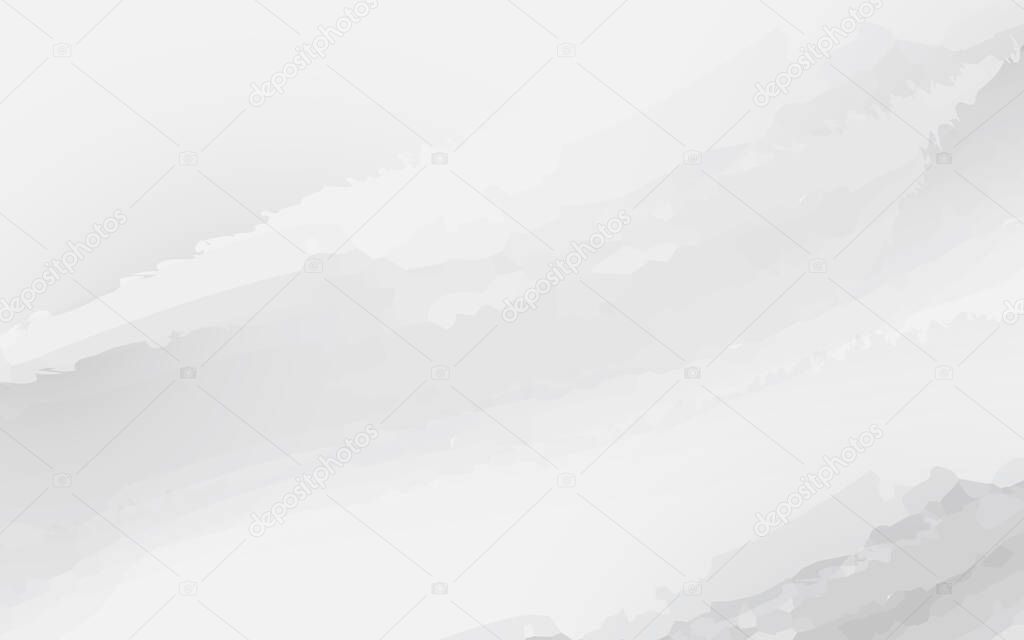 Abstract white watercolor background. White brush texture. Vector illustration