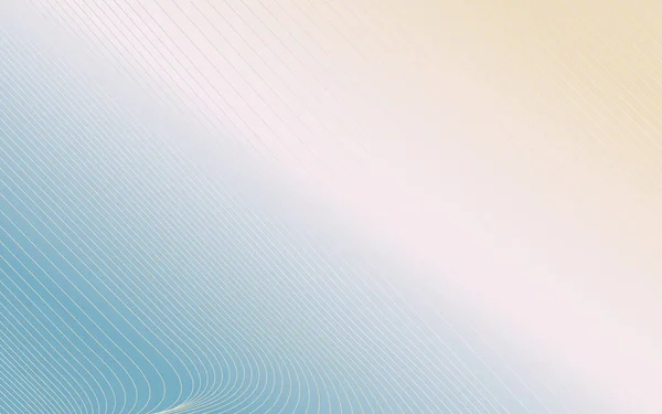 Lignes Abstraites Courbe Fond Couleur Pastel Conception Pour Bannière Médias — Image vectorielle