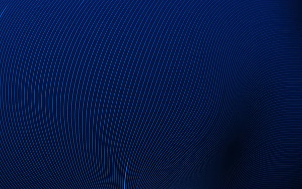 抽象線は青の背景色を曲線にする ソーシャルメディアバナー ポスターリーフレット プラカード パンフレット チラシ ウェブ用のデザイン — ストックベクタ