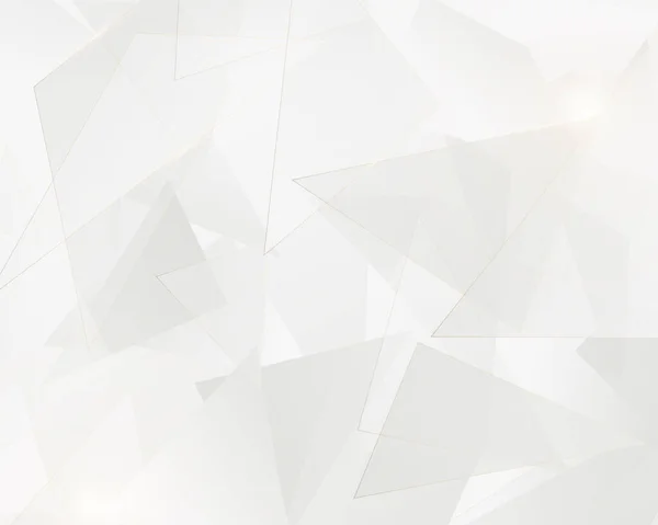 Triangles Blancs Abstraits Géométriques Avec Des Lignes Dorées Concept Luxe — Image vectorielle