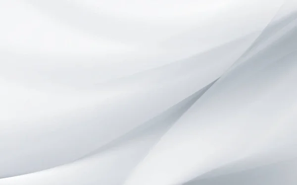 Abstrait Ondulé Blanc Avec Lumière Floue Lignes Courbes Arrière Plan — Image vectorielle