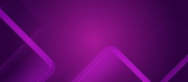 Yumuşak geometrik çizgileri olan mor bir arkaplan. Pürüzsüz açısal şekilli modern soyut tasarım. Zarif renkler gelişmiş dijital tarzda harmanlanır.