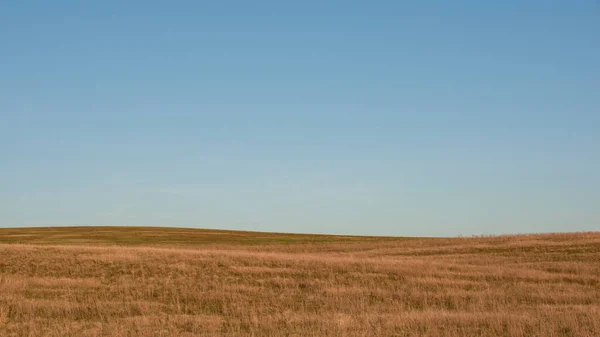 Spring Landscape Rural Scene Hills Fields Sunny Day — Stock Photo, Image