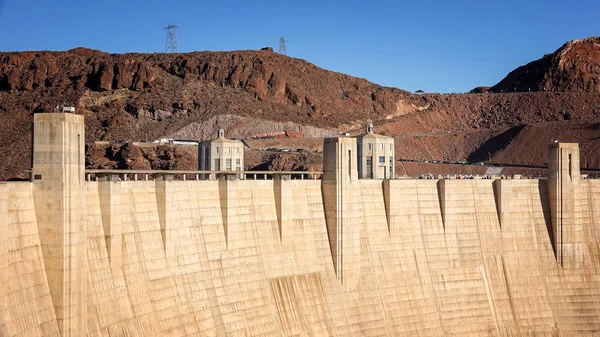 Hoover Dam um feito de engenharia — Fotografia de Stock