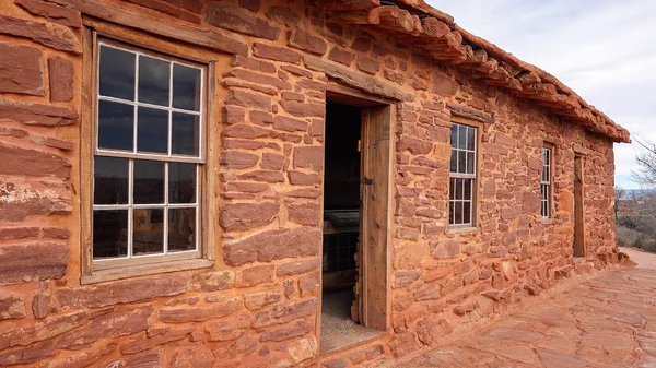 Cabina di arenaria al Pipe Spring National Monument — Foto Stock