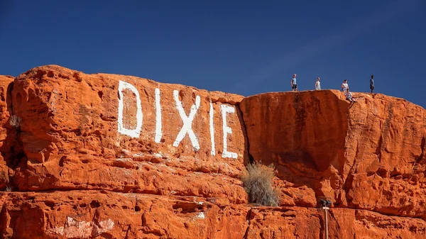 Dixie Rock aka Sugarloaf St. George, Utah — Stok fotoğraf