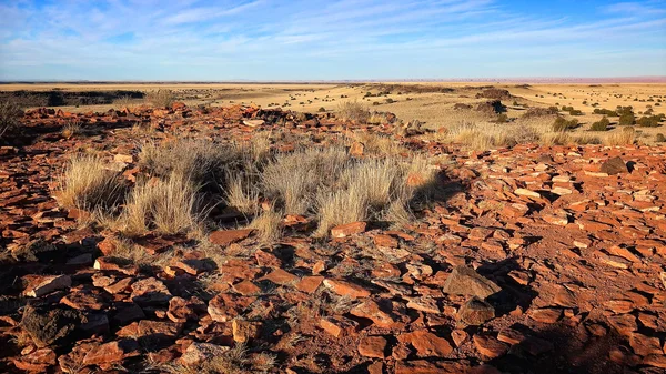 Kamienie z dawnych Pueblos w Wupatki National Monument — Zdjęcie stockowe