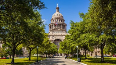 Texas State Capitol Building in Austin, Texas clipart