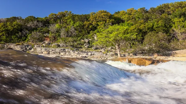 Pedernales Falls State Park and River em Texas Hill Country — Fotografia de Stock