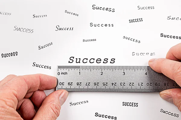 Měření úspěchu — Stock fotografie