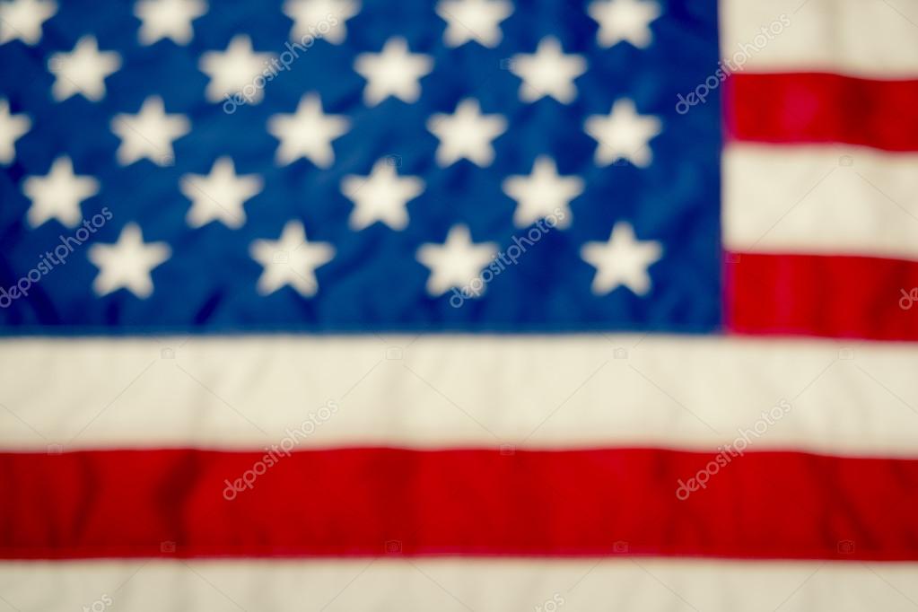 blurred american flag background