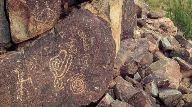 Native American Petroglyphs clipart
