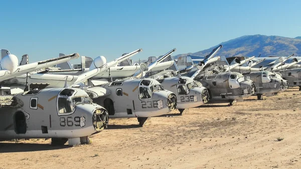 Aviones militares Boneyard — Foto de Stock