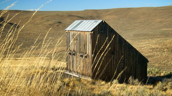 Weathered Barn no leste do Oregon Fotos De Bancos De Imagens Sem Royalties