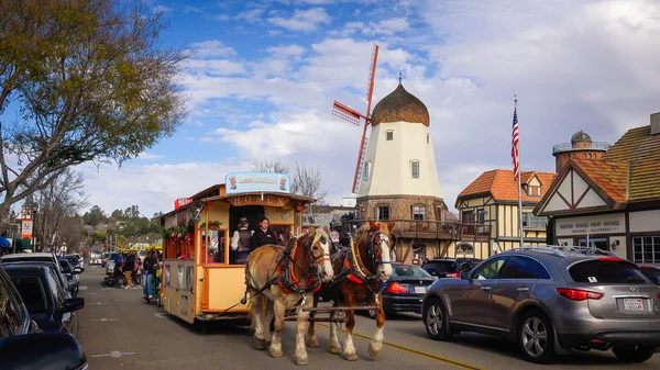 Kasaba Solvang California tarz Danca — Stok fotoğraf