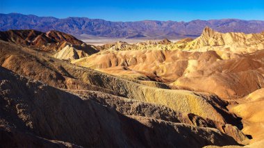 Zabriskie Point in Death Valley clipart