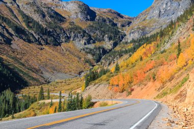 Güneybatı Colorado Dağı otoyol Güz