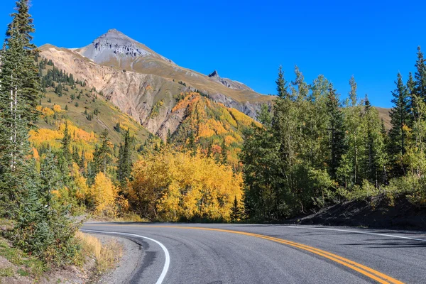 Southwest Colorado autostrady Góra jesienią — Zdjęcie stockowe