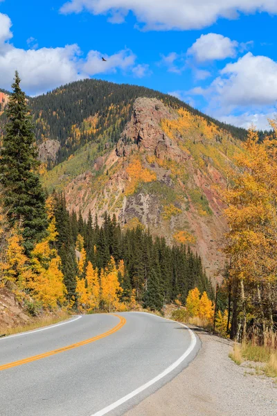 Southwest Colorado autostrady Góra jesienią — Zdjęcie stockowe