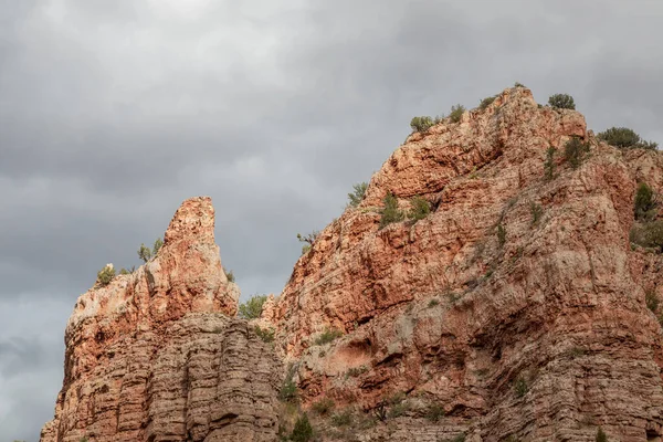 Scenic Autumn Landscape Verde River Canyon Arizona — Stock Photo, Image