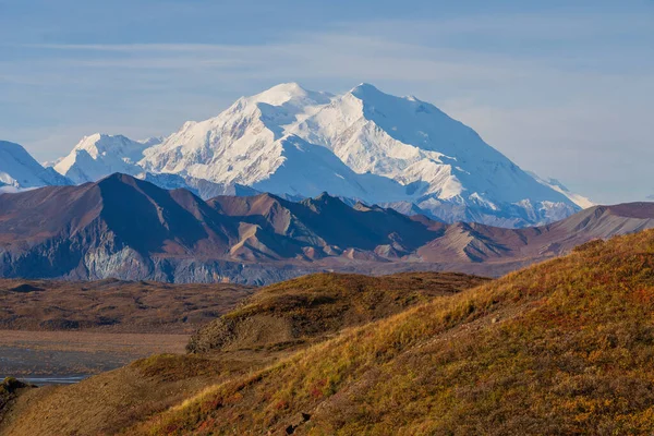 Festői Őszi Táj Denali Nemzeti Park Alaszka — Stock Fotó