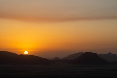 Utah çölünde güzel bir gün batımı