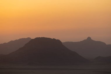 Utah çölünde güzel bir gün batımı