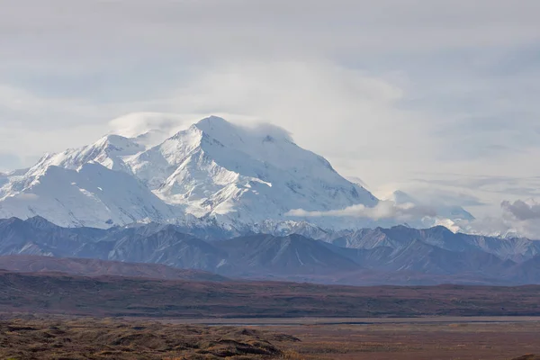 Paesaggio Panoramico Nel Denali National Park Alaska Autunno — Foto Stock