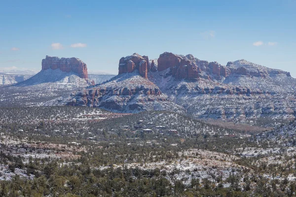 Paisaje Invernal Pintoresco Sedona Arizona —  Fotos de Stock