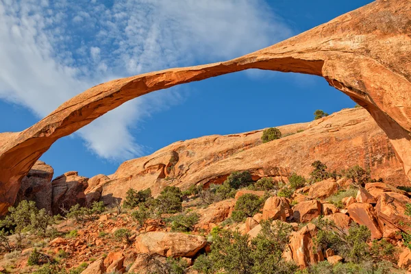 Landscape Arch Arches Nationaal Park — Stockfoto