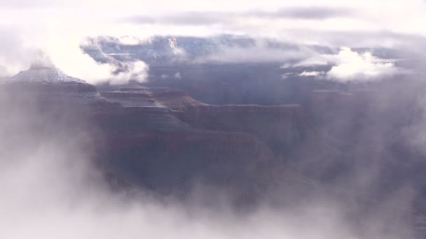 Gran Cañón en invierno — Vídeo de stock