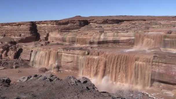 Grand Falls Arizona — Stockvideo