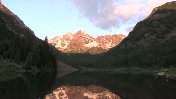 Verão em Maroon Bells — Vídeo de Stock